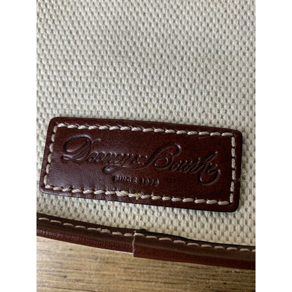 Dooney and Bourke Wristlet Wallet Beige Canvas - Picture 3 of 7